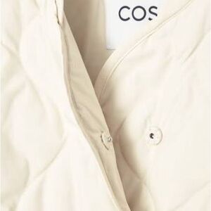 COS Off-White Women's Puffer Jacket